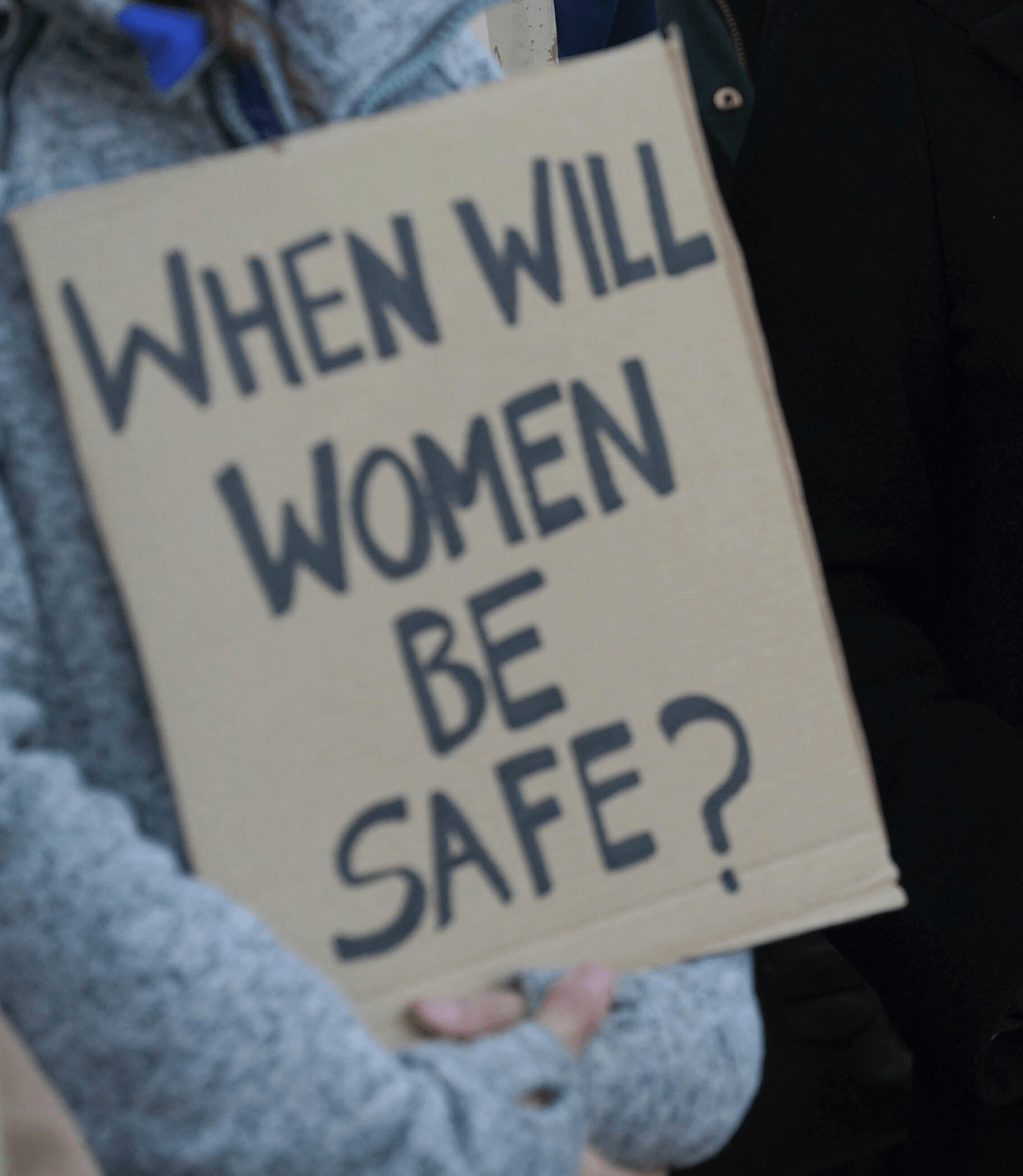 When will women feel safe?