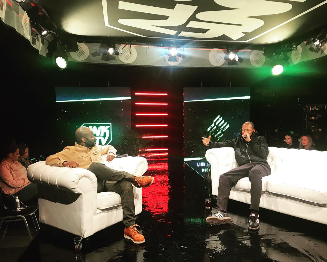 Manny Norte was hosting the 1 on 1 talk with Giggs